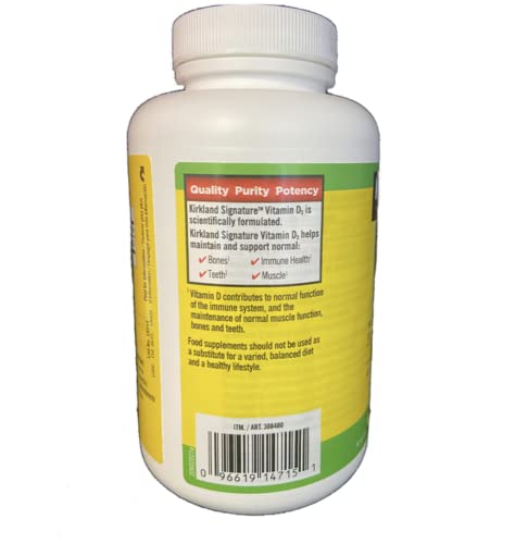 Kirkland Signature Extra Strength Vitamin D3 2000 I.U. 