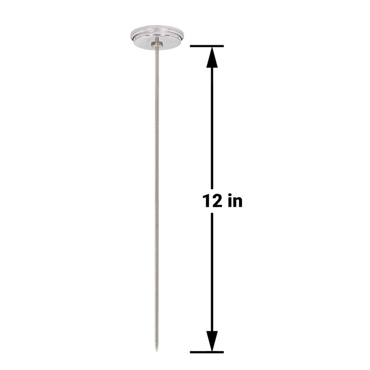 Reotemp K83B1 12 Inch Soil &amp; Compost Thermometer with Digital Composting Guide, 32-178 Fahrenheit and Celsius