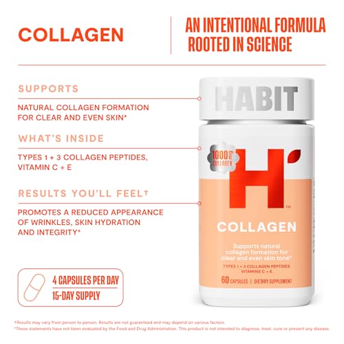 Habit Collagen Supplement (60 Capsules) - New Look, 200