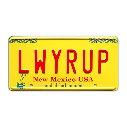 Breaking Bad | LWYRUP | Metal Stamped License Plate