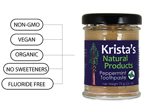 Organic Peppermint Toothpaste made by Krista&#39;s 