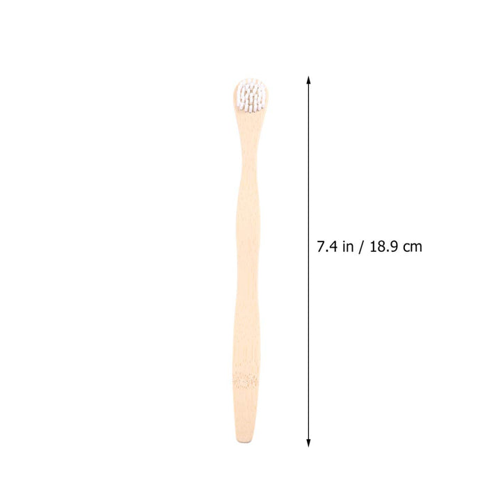 HEALLILY Tongue Cleaner Scraper Bamboo Tongue Brush for