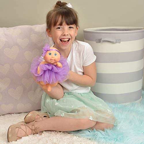 9 Dance Time Girl, Blue Eyes, Purple Tutu