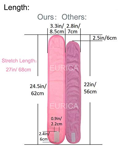 Spa Headband Hair Wrap ERICA Sweat Headband Head Wrap H