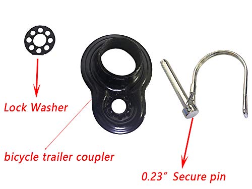 Bike Trailer Coupler Hitch, Trailer Coupler Attachment 
