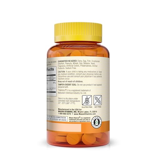 MASON NATURAL Healthy Kids Probiotic with Fiber - Healt