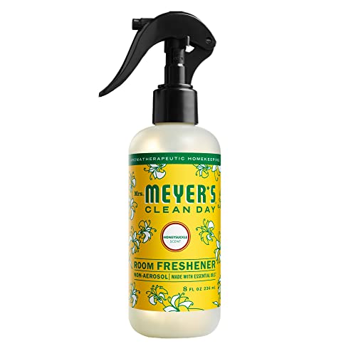 Room and Air Freshener Spray, Non-Aerosol Spray Bottle Infused with Essential Oils, Honeysuckle, 8 fl. Oz