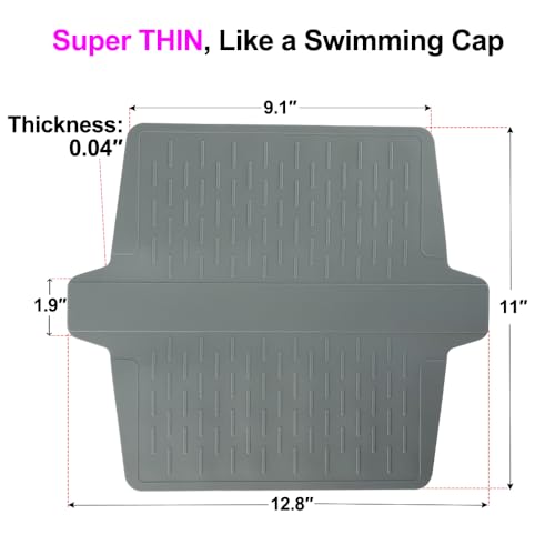 Sink Saddle Ultra Thin Silicone Sink Divider Mat Weak Suction Kitchen Sink Protector Super Soft Sink Mat No Odor 12.8&#39;&#39; x 11&#39;&#39;