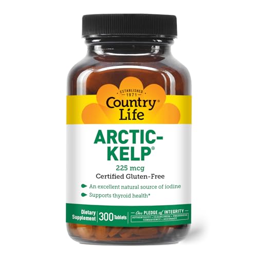 Country Life Arctic-Kelp – Natural Iodine Supplement fo