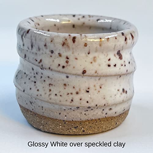 - Glossy Opaque White - Mid Fire Glaze, High Fire Glaze, Cone 5-6 for Mid Fire Clay, High Fire Clay - Ceramic Glaze Pottery (1 Pint | 16 oz | 473 ml)