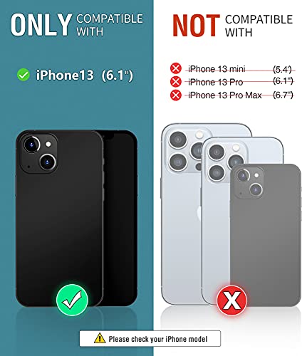 OCASE Compatible with iPhone 13 Wallet Case, PU Leather