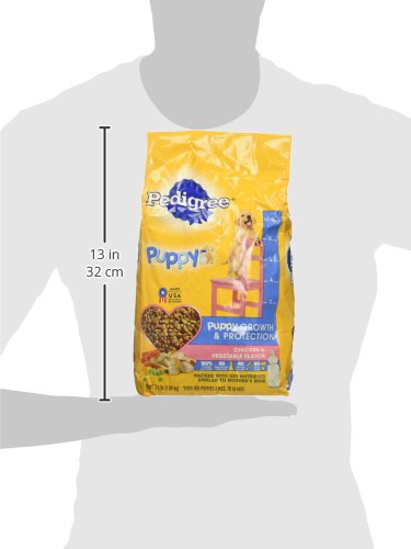 Pedigree Puppy Dry Puppy Food, Chicken, Rice, and Vegetable Flavor, 3.5 lb. Bag