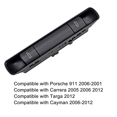 Hood and Decklid Release Switch Interior Switch Compatible with Porsche 911 2005-2013 Compatible with Boxster 2005-2012 Compatible with Cayman 2006-2012 Replaces# 99761310502A05