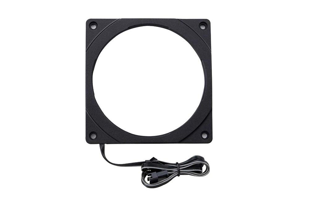 PH-FF120RGBP_BK01 Halos RGB Fan Frame High density LEDs RGB 120mm fan mounting ,Black