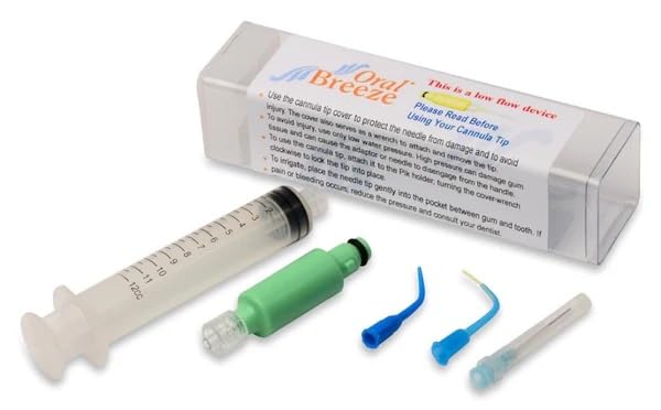 Deep Pocket Irrigator Tips and Syringe for deeper infections