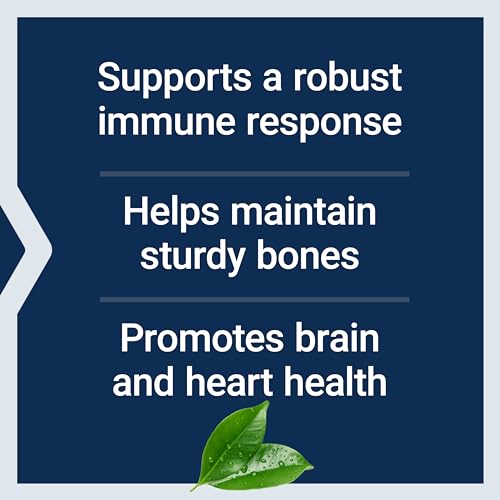 Vitamin D3 25 mcg (1000 IU), Immune System Support, Bone Health, Whole-Body Health, Value Size, Gluten-Free, Non-GMO, 250 softgels