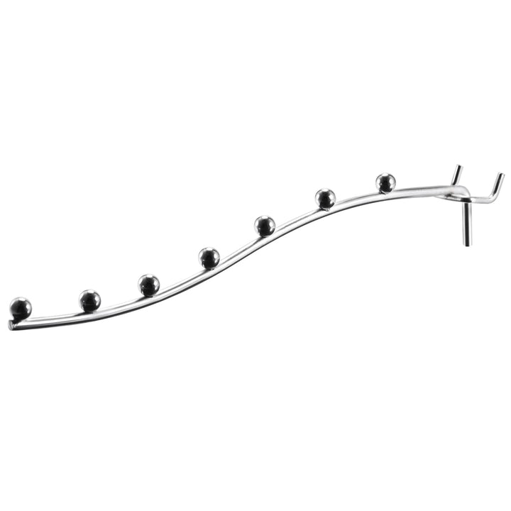 MECCANIXITY Pegboard Hooks Shelves 10 Inch Silver Fits 