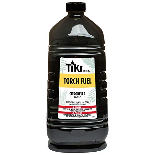 Brand Easy Pour Tiki Torch Fuel for Outdoors, Citronella Scented - 128 oz, 1216202