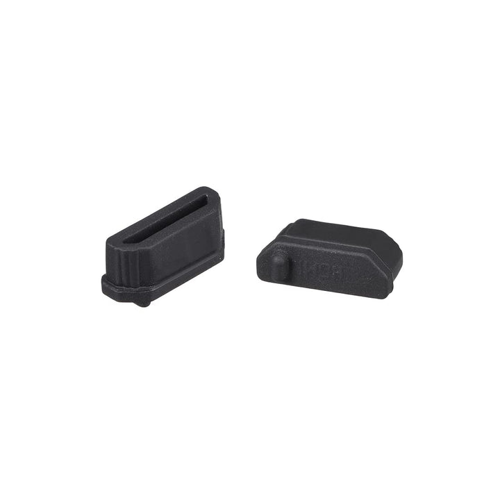 10pcs Anti Dust Silicone Cover Port Protectors for Female Port 11mmx1.3mm Black