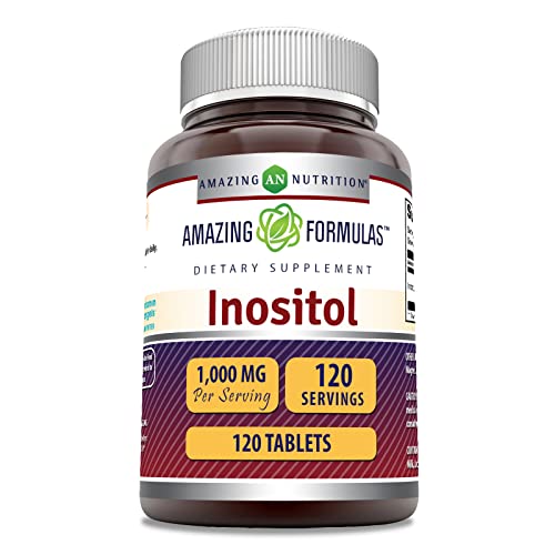 Amazing Formulas Inositol Tablets Supplement | 1000 Mg 