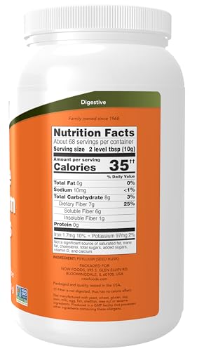 Supplements, Whole Psyllium Husks, Non-GMO Project Verified, Soluble Fiber, 24-Ounce