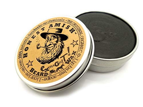 Extra Grit Beard Wax - Natural and Organic - Hair Paste and Hair Control Wax - 2 ounce