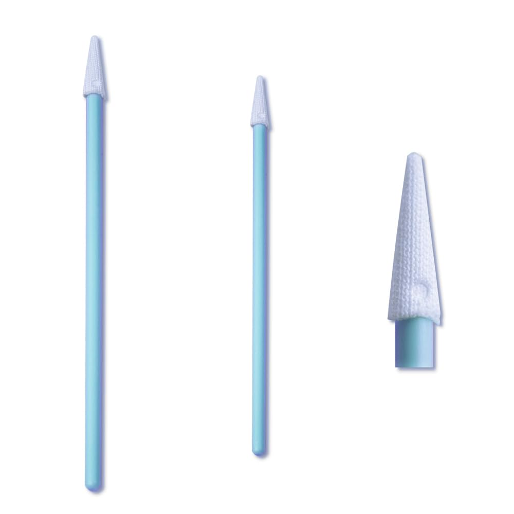 100pcs 3.0 Small Pointed Cleanroom Polyester Tip Swabs Lint Free Cleaning for PCB, Electronics, Detailing, Small Hole and Hard-to-Reach Area CK-PS750