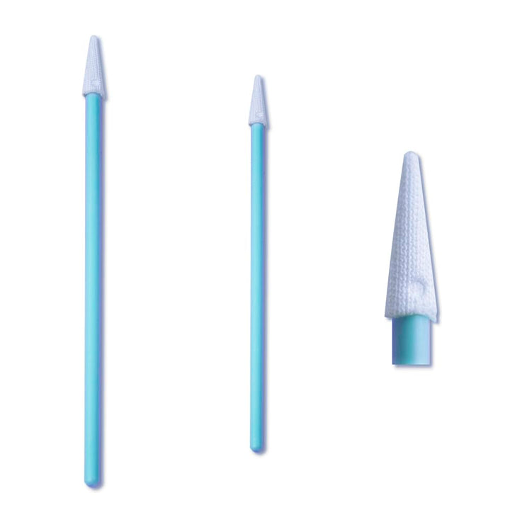 100pcs 3.0 Small Pointed Cleanroom Polyester Tip Swabs Lint Free Cleaning for PCB, Electronics, Detailing, Small Hole and Hard-to-Reach Area CK-PS750