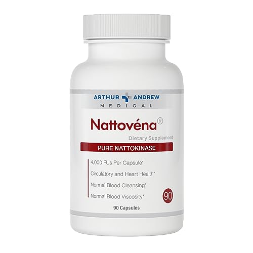 , Nattovena, Pure Nattokinase Supplement, Double Strength 4,000 FUs per Capsule, 90