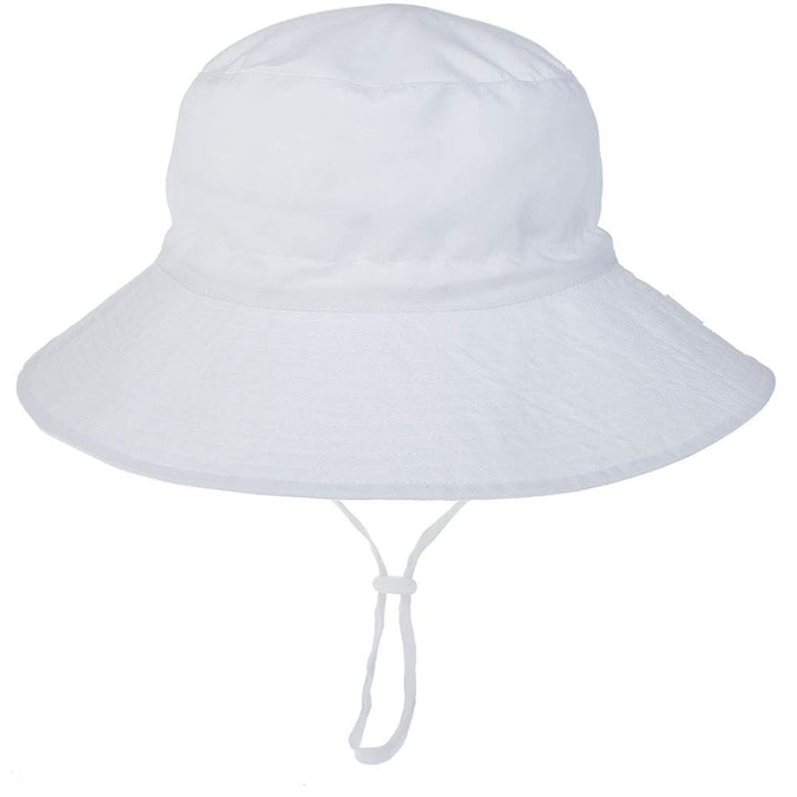 Baby Sun Hat Toddler Summer UPF 50+ Baby Girl Bucket Hat Wide Brim Beach Hats for Baby Boys 2-7Years