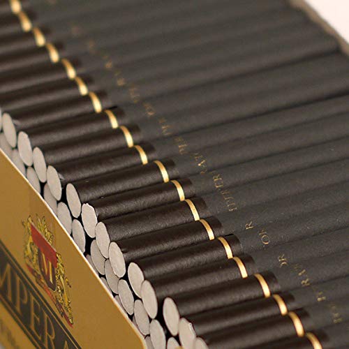 Imperator Carbon 200 filtered Cigarette tubes Black col