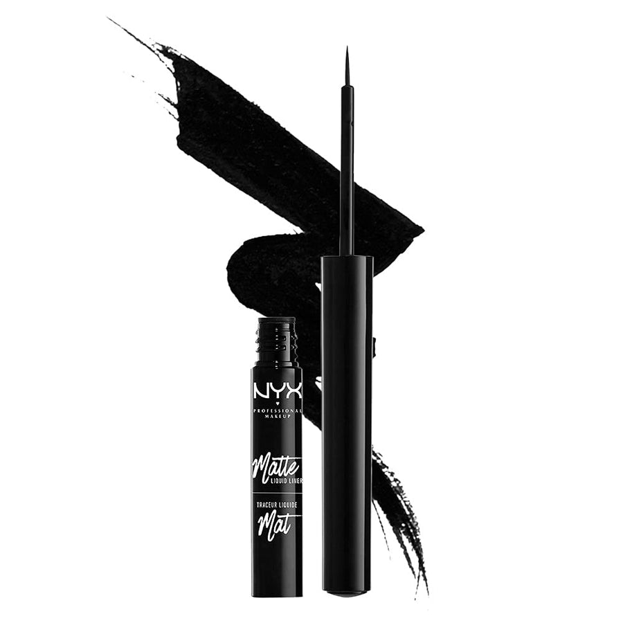 Matte Liquid Liner, Waterproof Eyeliner - Black, Vegan Formula