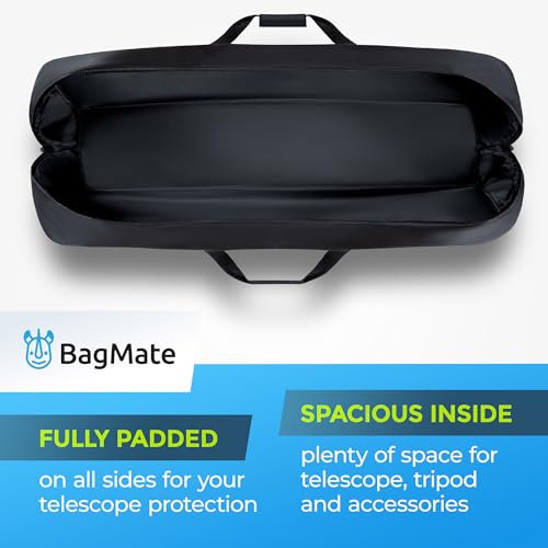 Multipurpose Telescope Bag – Shock-Absorbent Telescope Carrying Case with Adjustable Shoulder Strap and Extra Storage – Military-Grade, Water Repellent Camera Case (39 inches)