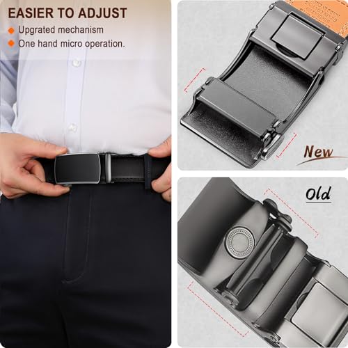 BULLIANT Men's Belt, Slide Ratchet Belt For Gift Me