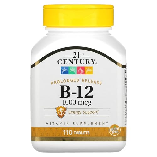 21st Century B 12 1000 mcg Prolonged Release Tablets, 1