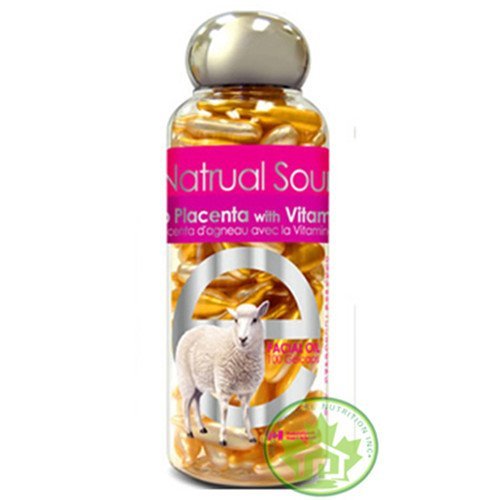 Bill Natural Sources Lamb Placenta with Vitamin E, 100 