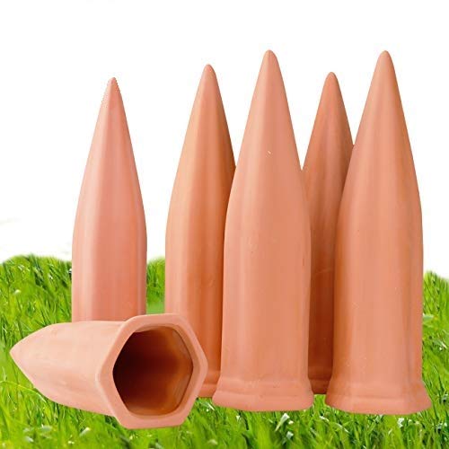 Plant Watering Devices 6 Pack Terracotta Vacation Plant