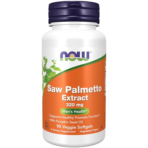 Supplements, Saw Palmetto Extract 320 mg with Pumpkin Seed Oil, Men's Health*, 90 Veg Softgels