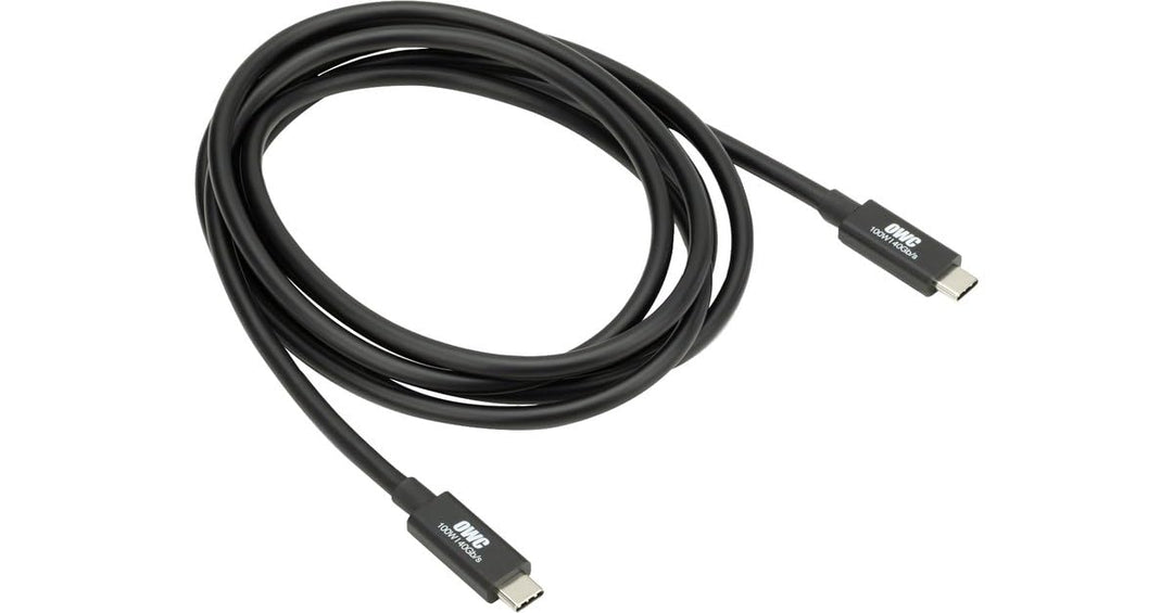 79-Inch Thunderbolt 4 and USB-C Cable with 40 GBPS Data Transfer, 100W Power Charging and 8K Video Capability (Black)