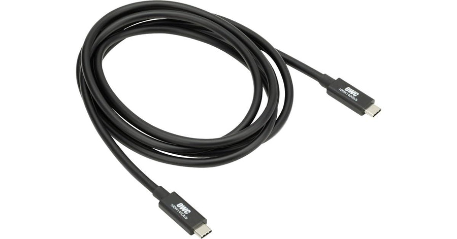 79-Inch Thunderbolt 4 and USB-C Cable with 40 GBPS Data Transfer, 100W Power Charging and 8K Video Capability (Black)