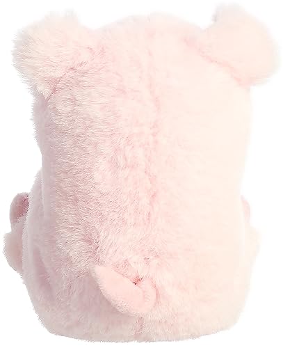 ® Round Rolly Pet™ Prankster Pig™ Stuffed Animal - Adorable Companions - On-The-Go Fun - Pink 5 Inches