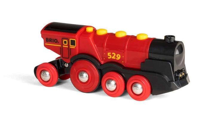 BRIO World 33592 Mighty Red Action Locomotive - Battery