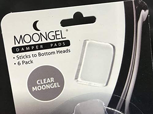 RTOM Moon Gel Percussion Resonance Control Pads with Carry Container 6 Pack