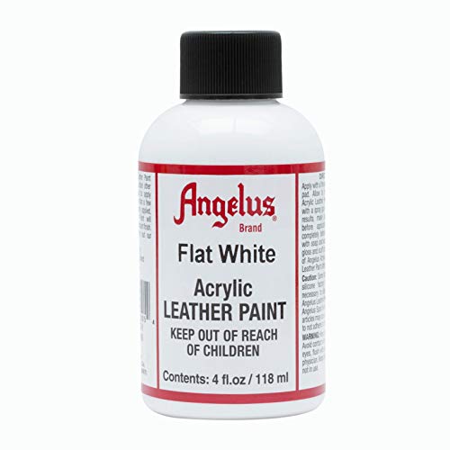 Angelus Acrylic Leather Paint, Flat White