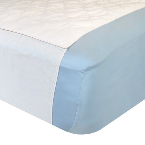 Soft Large Absorbent Waterproof Bed Pad with Tuckable Sides (36 x 60 Inch) - Washable 300x for XL Tuck in Underpad Incontinence Protection for Adult, Child, or Pet