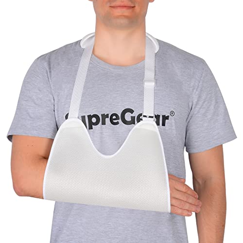 supregear Mesh Arm Sling with Soft Shoulder Cushions, A