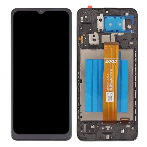 for Samsung Galaxy A12 Screen Replacement with Frame for Samsung a12 a125u Screen Replacement A12 Nacho A127 s127dl a125a a125w LCD Display digitizer Touch Screen Assembly with Repair Tools 6.5 inch