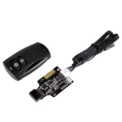 2.4G Wireless Remote Computer Power/Reset Switch, USB 2.0 9-pin Interface ES02-USB Components Other