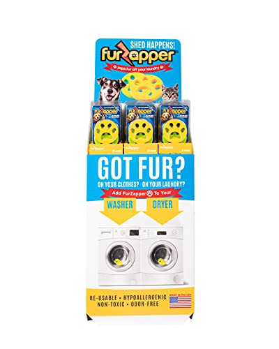 FurZapper Pet Hair Remover for Laundry, 2 Pack - Reusab