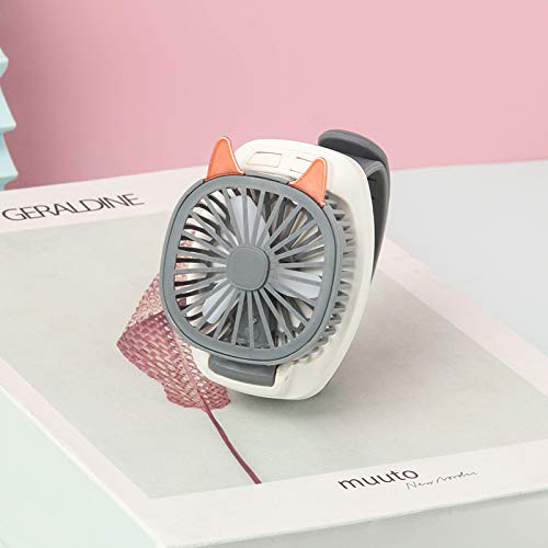 USB Rechargeable Fan With Comfortable Wrist Strap Portable Mini Fan Watch-Shaped Fan Control For Indoors Or Outdoors Traveling - Blue